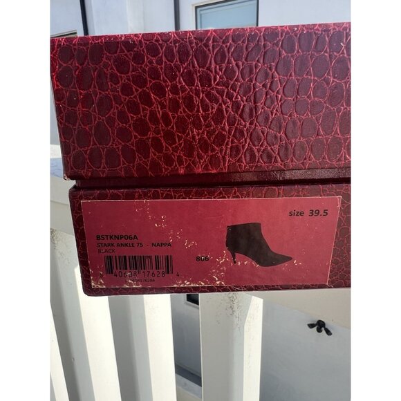 Tamara Mellon Stark High Heel Ankle Booties black designer in box 9.5 moto - Picture 11 of 16